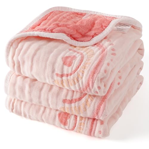 6-Layer Organic Cotton Baby Blanket Reversible Neutral 433x413