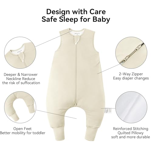 Okayinn BubblePanda Toddler Sleep Sack with Feet 3T-4T