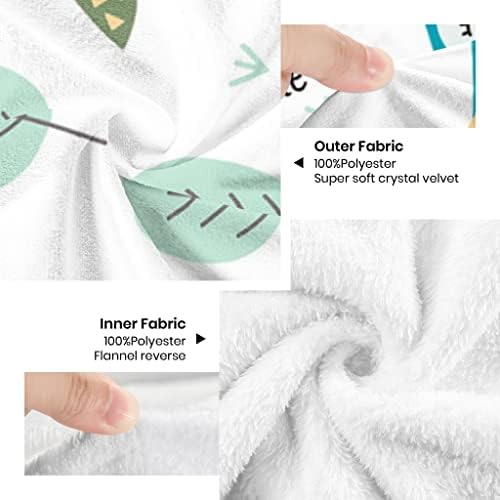Personalized Baby Blanket for Boys with Name and Date