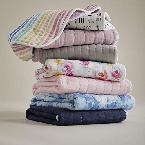 HonestBaby Reversible Organic Cotton Baby Blanket