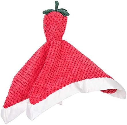 Apricot Lamb Strawberry Security Blanket Baby Lovey