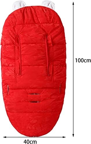 KFLING Baby Sleeping Bag Thickened Velvet Warm Winter Footmuff
