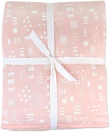 HonestBaby Reversible Organic Cotton Baby Blanket - Flower Power Design