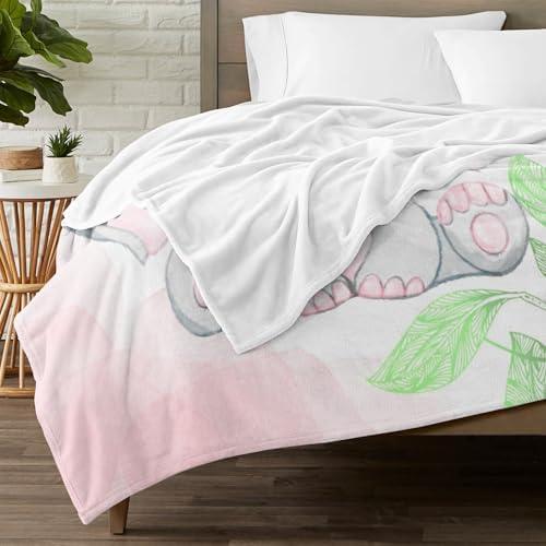Personalized Baby Elephant Blanket 30x40 Inches