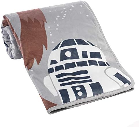 Lambs Ivy Star Wars Rebels Gray Baby Blanket