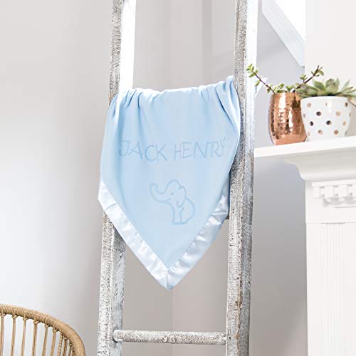 Custom Catch Personalized Baby Blanket - Elephant