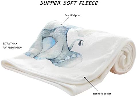 Tebaby Baby Milestone Blanket - 47x40 Plush Fleece with Frame
