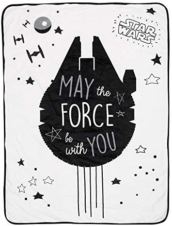 Lambs Ivy Star Wars Millennium Falcon Baby Blanket