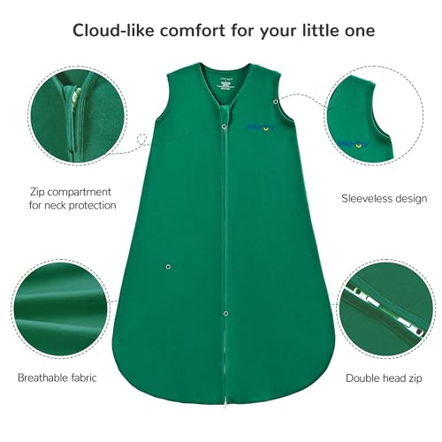 JELLYMONI 6-12M Baby Sleep Sack 3 Pack 100 Cotton 05 TOG 1