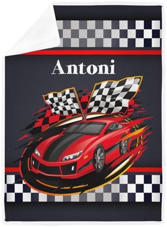 Deven Race Car Cooling Blanket for Kids