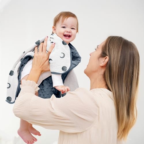 Susurration Baby Blanket 2 Pack Bluemoon Navy Blue