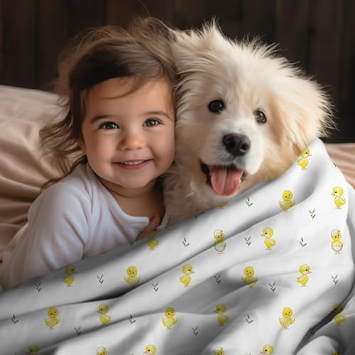 Soft Cotton Baby Blanket for Newborns and Toddlers