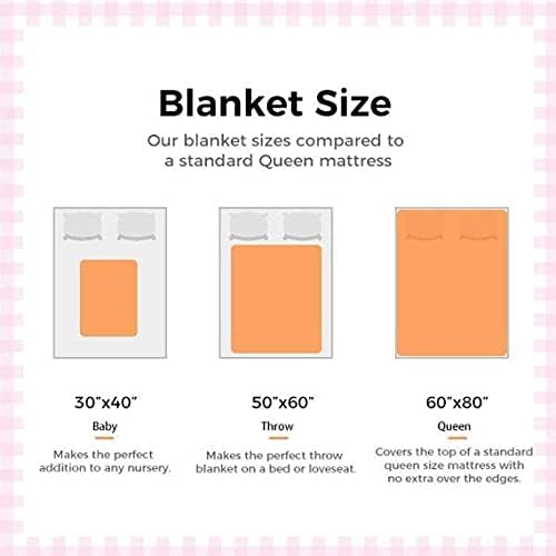 XOZOTY Butterflies Baby Blanket - Personalized Name Fleece Swaddling Throw