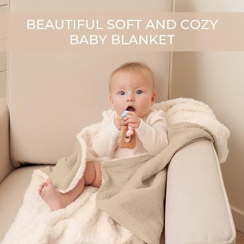 ZICOTO Soft Muslin Cotton Baby Blanket