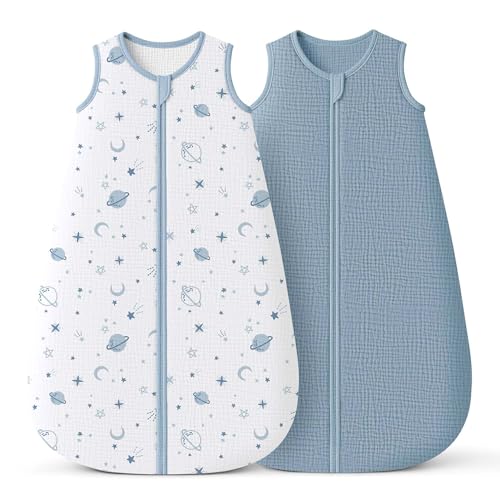 Konssy 2-Pack Baby Sleep Sack 6-12 Months