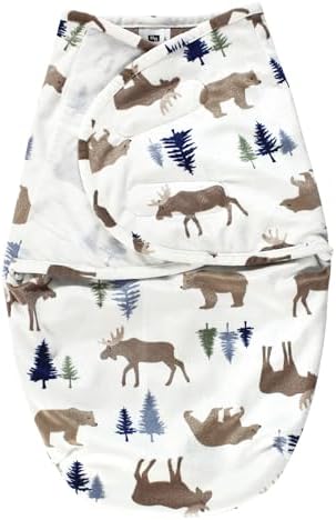 Hudson Baby Unisex Faux Fur Swaddle Wrap 1