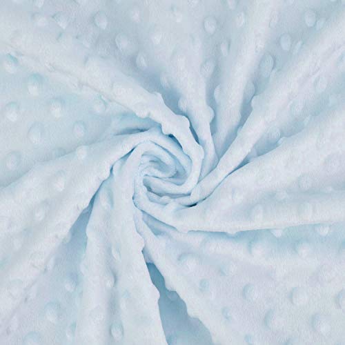 American Baby Company Heavenly Soft Chenille Receiving Blanket Blue 30 x 40