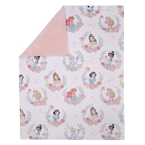 Lambs Ivy Disney Princesses Baby Blanket - Ariel Snow White Cinderella More