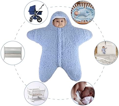 Owlike Baby Wearable Windproof Blanket with Zipper and Hood