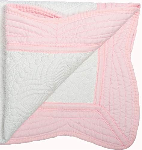 MONOBLANKS Baby Quilt Personalized Monogram Throw Blanket Four Seasons