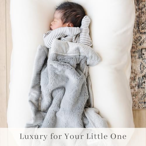 SARANONI Security Blanket for Baby Super Soft Gray