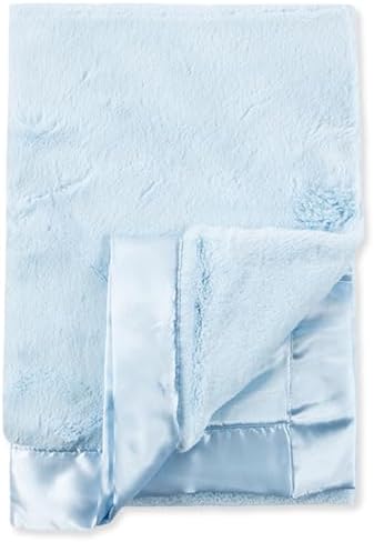 Little Me Plush Stroller Blanket for Baby 30 x 27 Inches