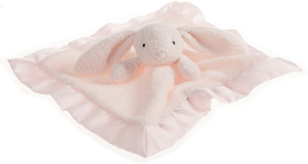 Apricot Lamb Pink Bunny Security Blanket Baby Lovey