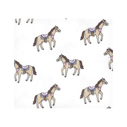 Hudson Baby Unisex Flannel Receiving Blankets 7-Pack Cowgirl