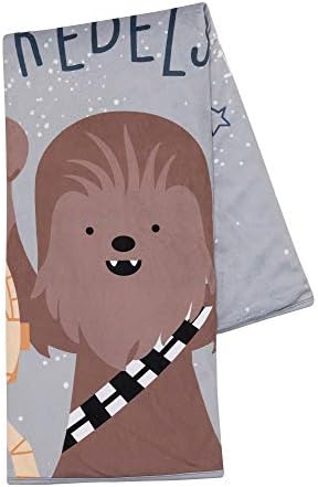 Lambs Ivy Star Wars Rebels Gray Baby Blanket