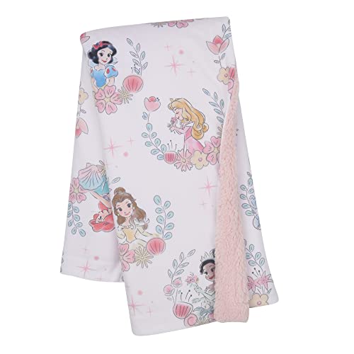 Lambs Ivy Disney Princesses Baby Blanket - Ariel Snow White Cinderella More
