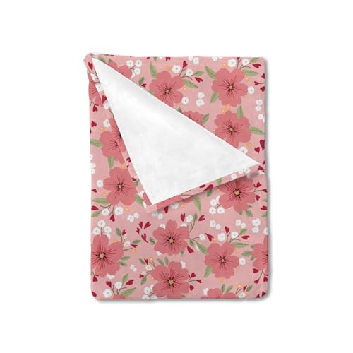KASTLEE Love Blooms Baby Blanket for Girl Boy 1