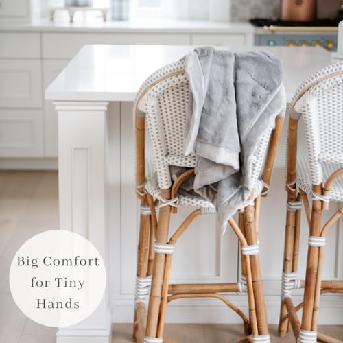 SARANONI Security Blanket for Baby Super Soft Gray