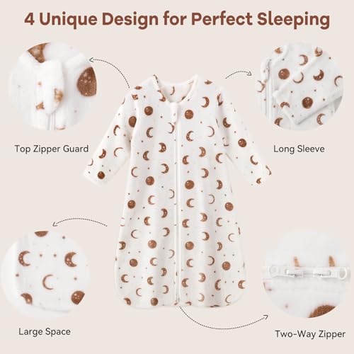 Unnivoll Fleece Sleep Sack for 12-18 Months Toddler