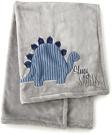 Levtex Baby Kipton Plush Blanket - Dinosaur Applique