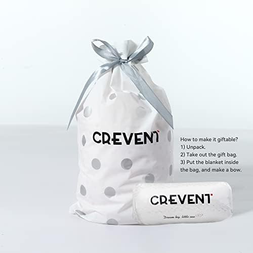 CREVENT 30X40 Plush Fleece Blanket for Baby Toddler
