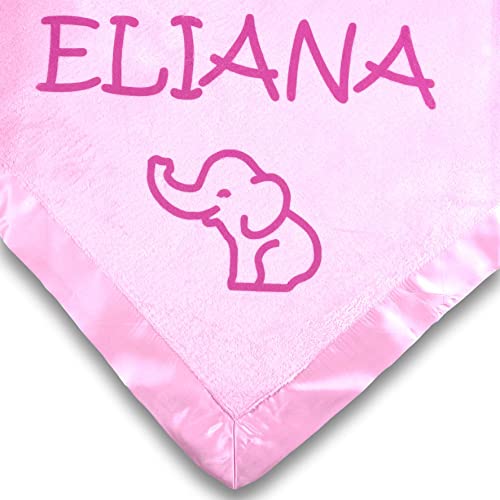 Custom Catch Personalized Baby Blanket - Elephant