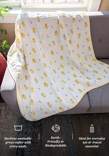 Soft Cotton Baby Blanket for Newborns and Toddlers
