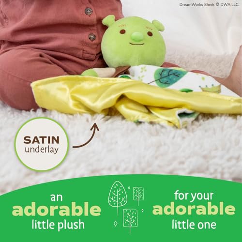 Shrek Blanky Plush Shrek Head with Embroidered Face