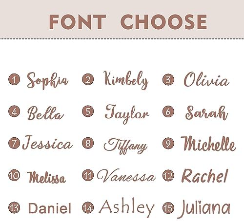 Yofair Personalized Baby Blanket with Name 1