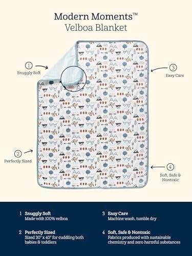Modern Moments by Gerber Cozy-Soft Baby Blanket - 30x40