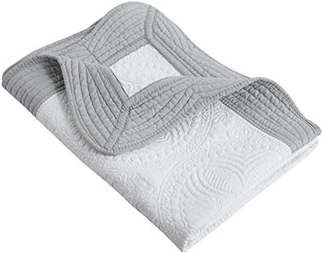 MONOBLANKS Baby Quilt Personalized Monogram Throw Blanket