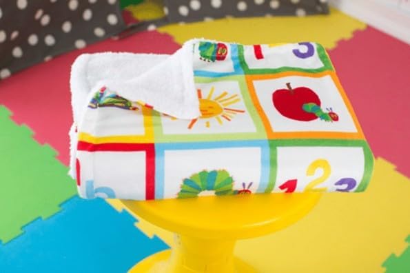 2 Ply Plush Baby Blanket with Reversible Print 1