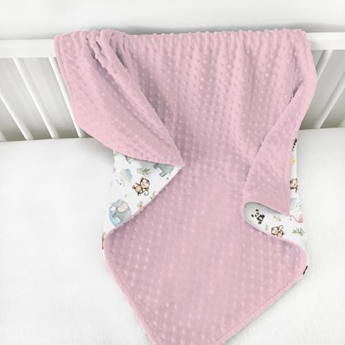 Rainbow Safari Animal Baby Blanket 30x40