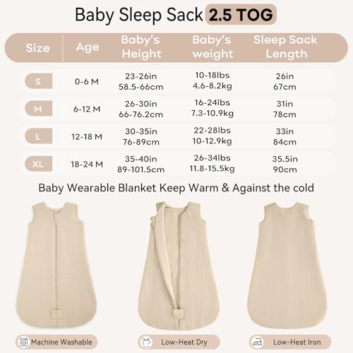 Unnivoll Baby Sleep Sack 12-18 Months 25 TOG