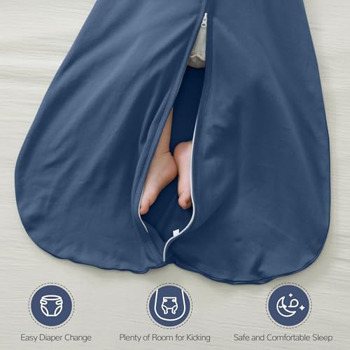 JELLYMONI 18-24 Months Sleep Sack 3 Pack 100 Cotton 05 TOG