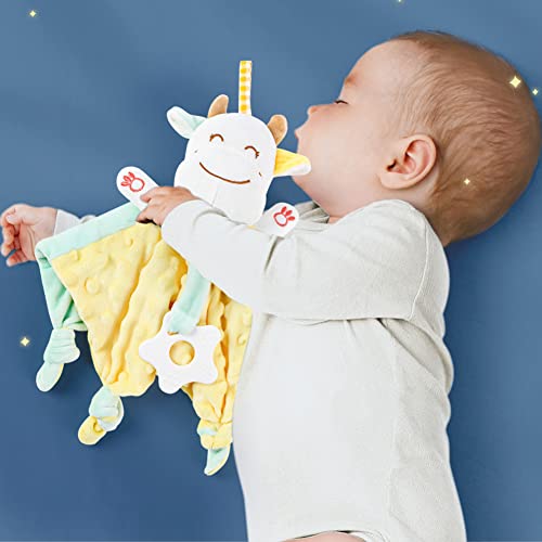Upalupa Loveys Cow Security Blanket - Yellow