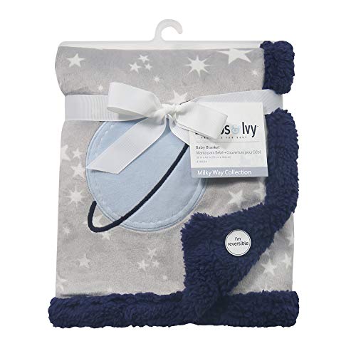 Lambs Ivy Milky Way Baby Blanket - Modern Celestial Design