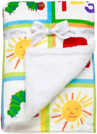 2 Ply Plush Baby Blanket with Reversible Print 1