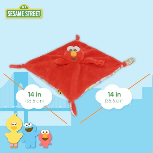 KIDS PREFERRED Elmo Blanky Soft Plush Snuggle Blanket