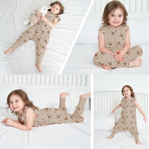 Miracle Baby Sleeping Sack with Feet 05 TOG Cotton Wearable Blanket